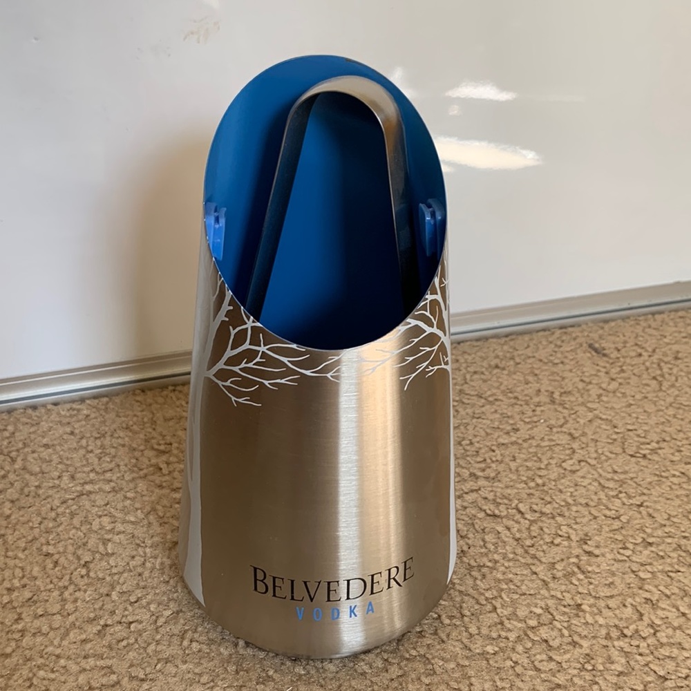 Metal Ice bucket. Belvedere
